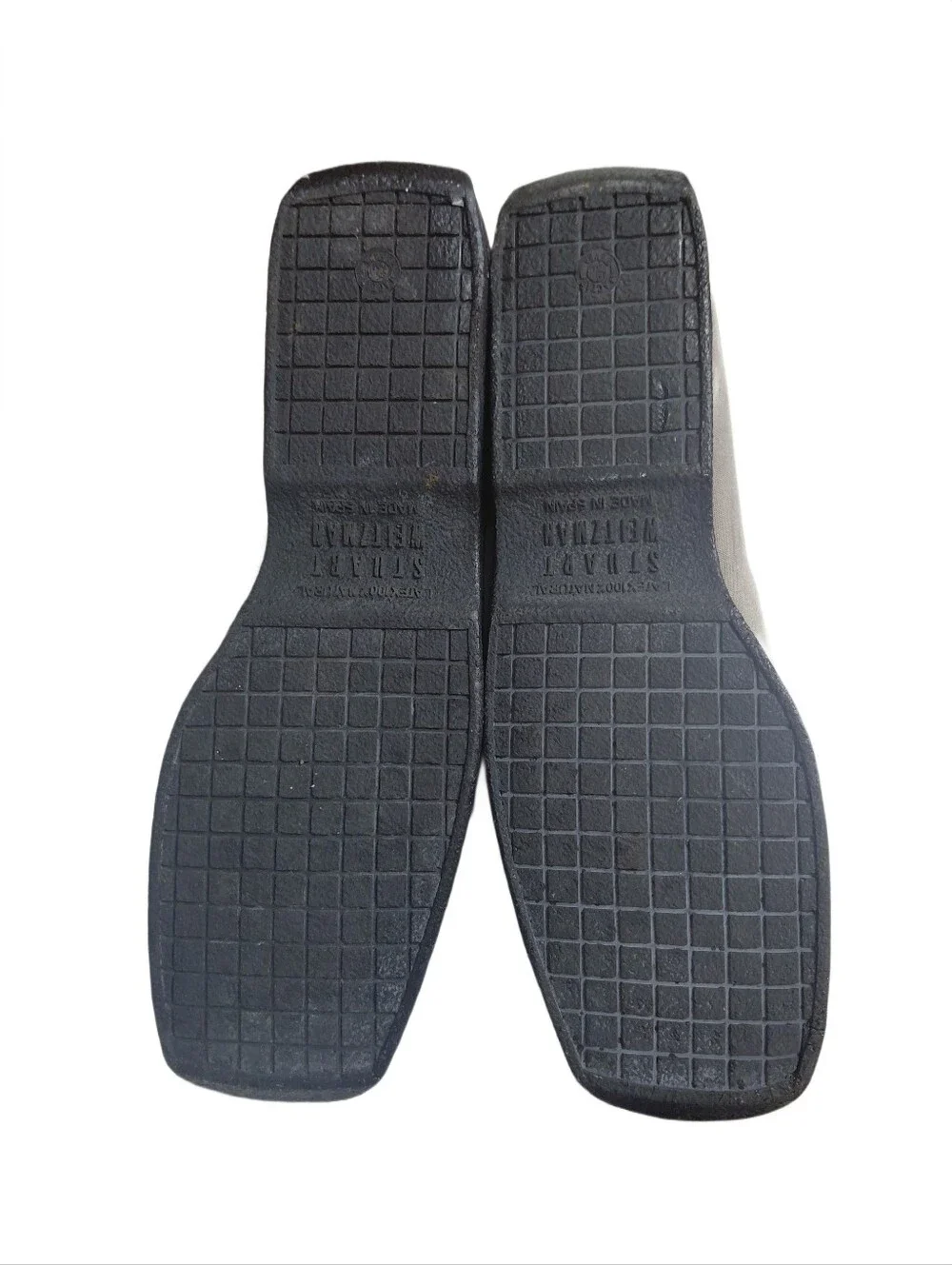 Stuart Weitzman Gray Fabric Slip-On Loafers Women's Size 9 M